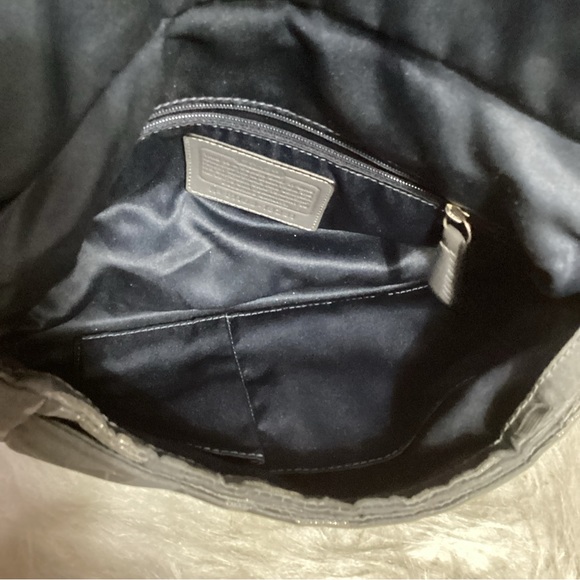 Coach Kristin Gray Optic Metallic Convertible Bag E1168-18281 - Picture 8 of 13